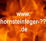 Schornsteinfeger Domain mit Feuer